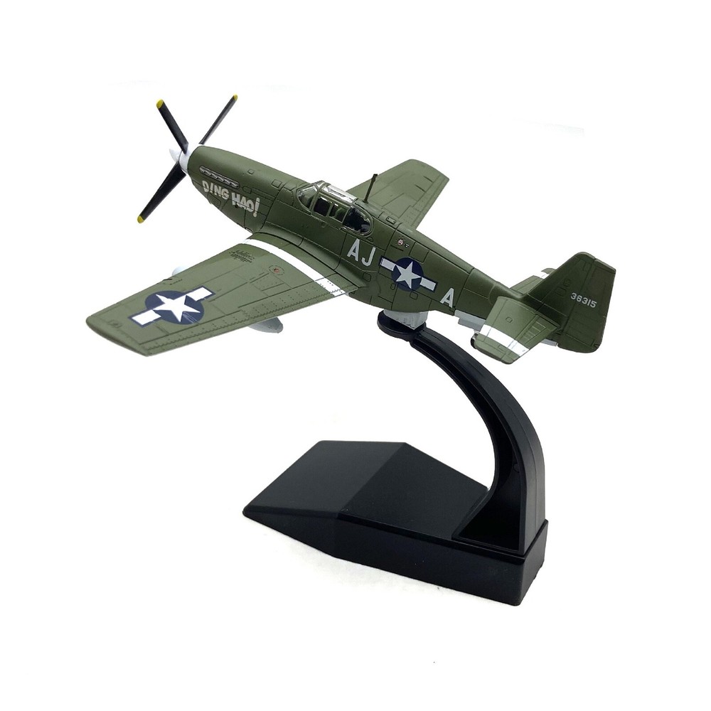 1/72 WW2 P-51B Mustang Fighter Alloy Aircraft Model Military Plane Collection