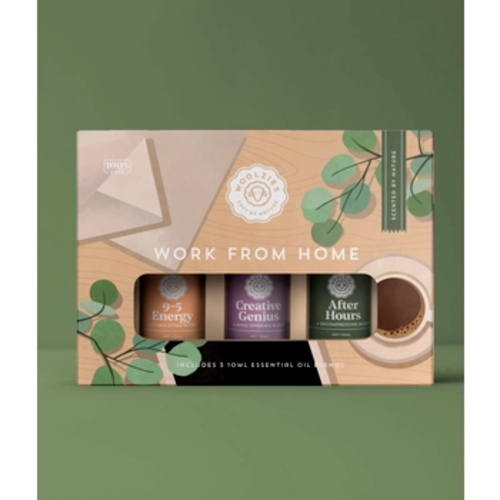 WOOLZIES 100% Pure Essential Oils Set for Focus & Relaxation at Home-image