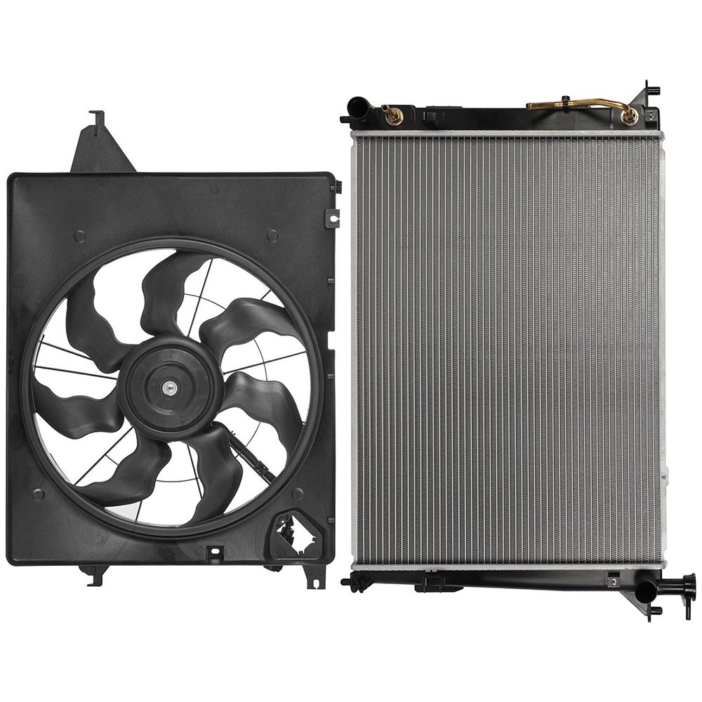 PICKOOR Radiator Cooling Fan Kit For Hyundai Santa Fe 2013 2014 2015 2016-2018