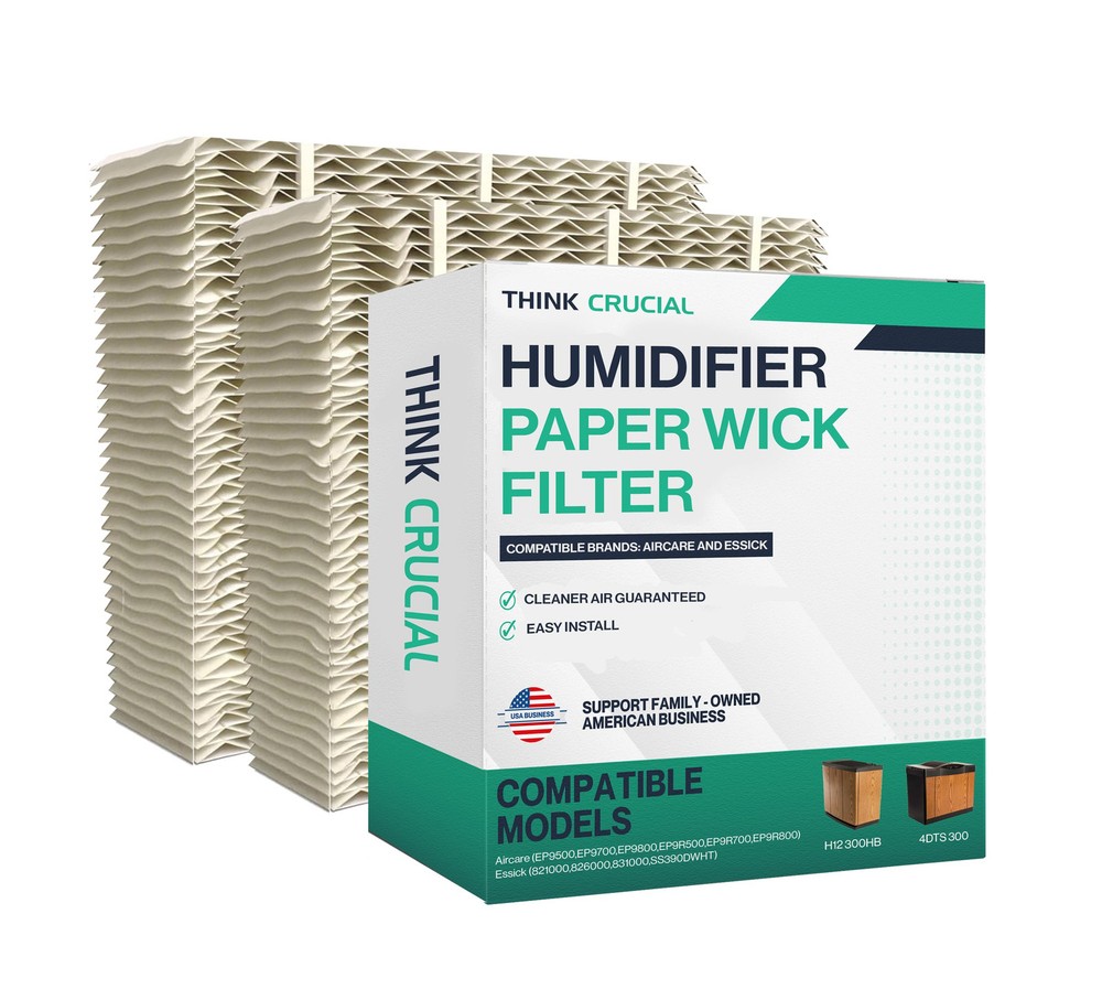 Think Crucial Humidifier Paper Wick Filters Compatible with Aircare Models