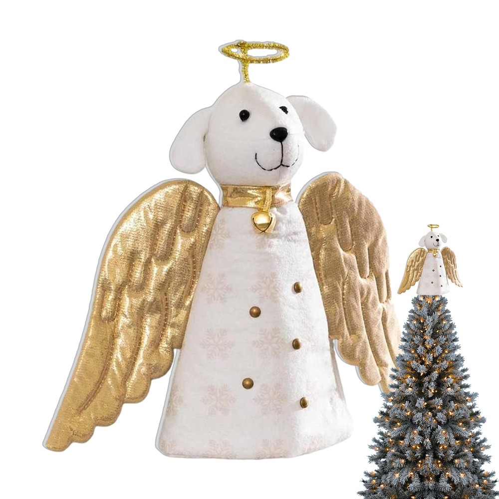 Dog Angel Tree Topper