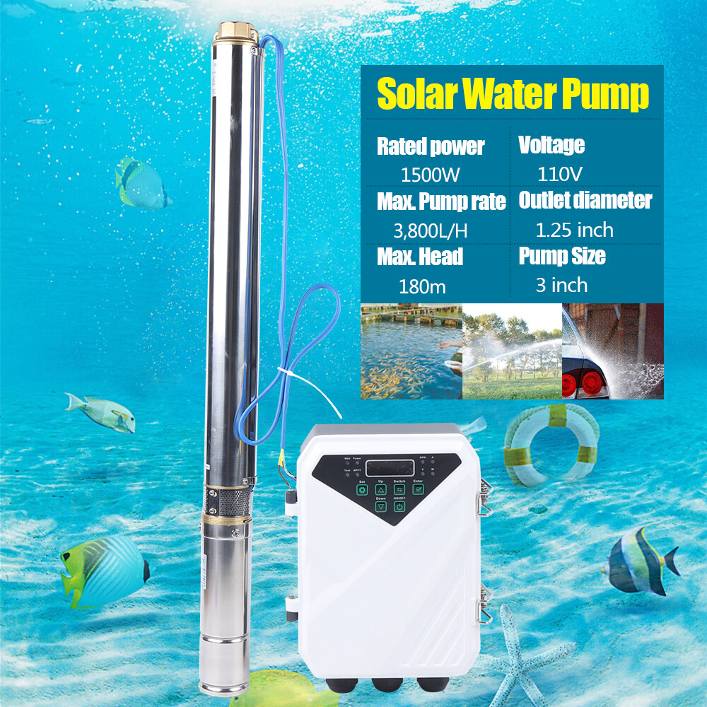24V 48V DC Submersible Solar Water Pump for Deep Well and Garden Irrigation