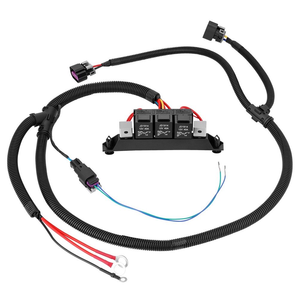 674-00923 Dual Speed Electric Fan Wiring Harness For Chevy Avalanche 1500 2500