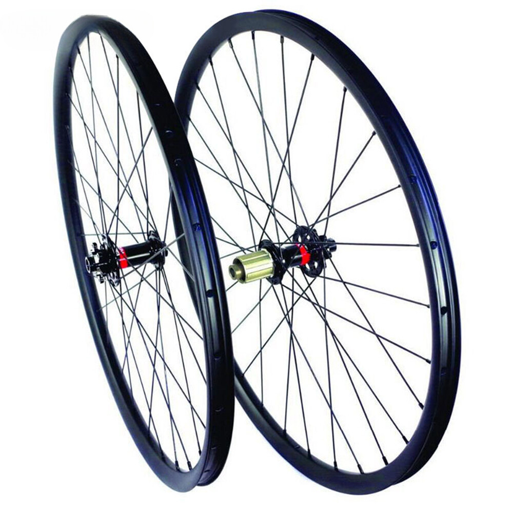 27.5inch Mountain Bike Carbon Wheelset 38mm Wide 28mm Depth Tubeless Hookless