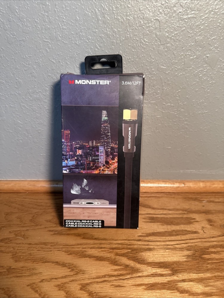 High-Speed RG-6 Coaxial Cable with Gold-Plated Connectors for Optimal Signal Clarity