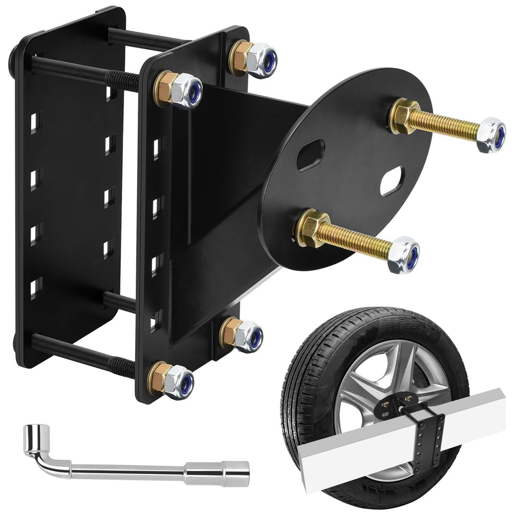 2025 Heavy-Duty Double-Layer Trailer Spare Tire Mount Bracket