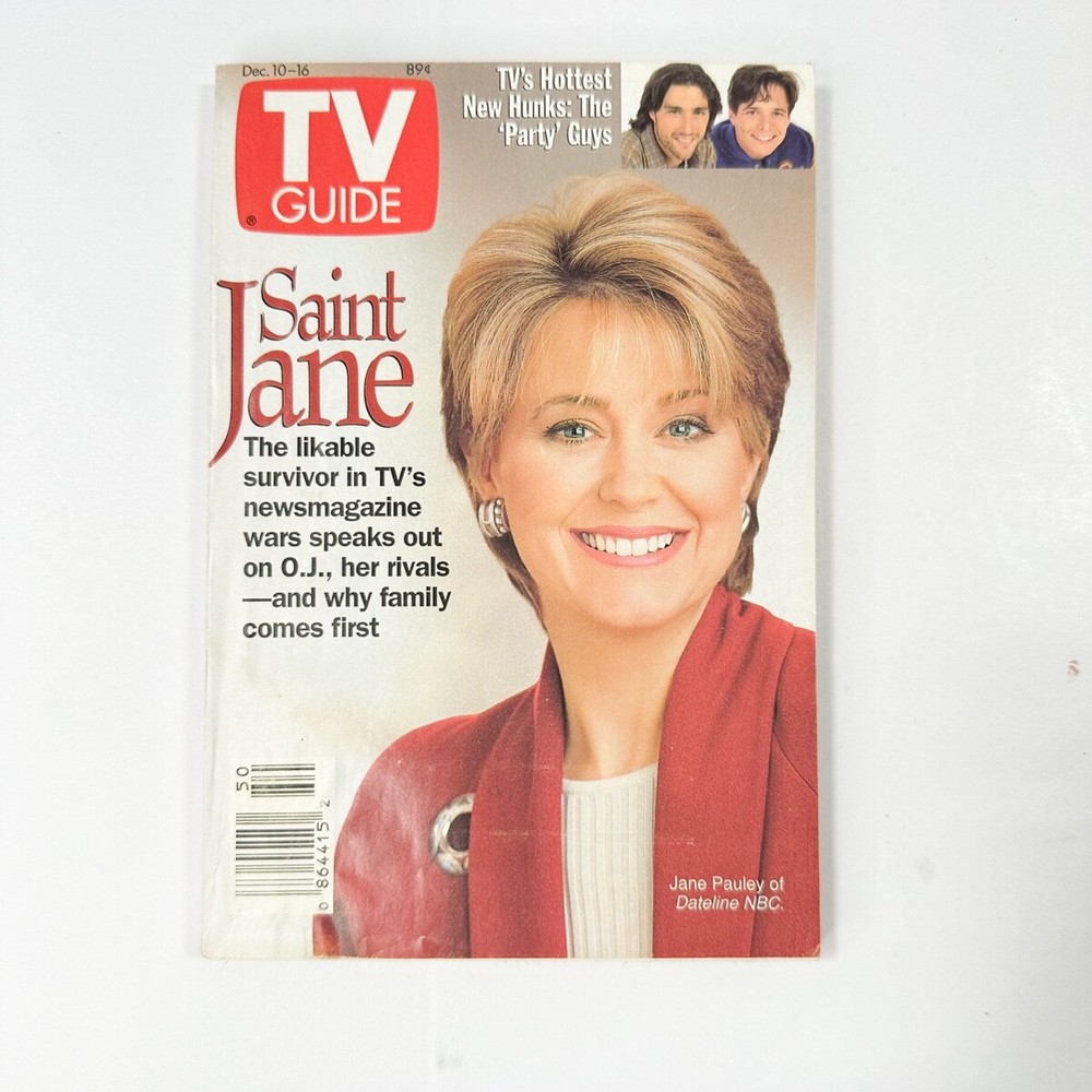 TV Guide Magazine December 10-16, 1994 Jane Pauley