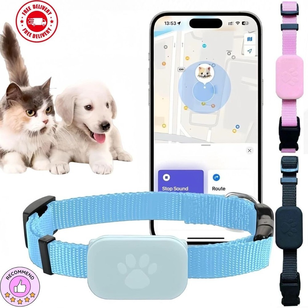 Smart Portable Mini GPS Tracker for Cats Dogs Waterproof Pet Locator Tool Catch
