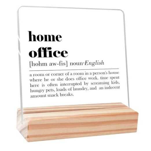 Funny Home Office Decor,Work from Home Gifts for Coworkers Friend,Funny Home-image