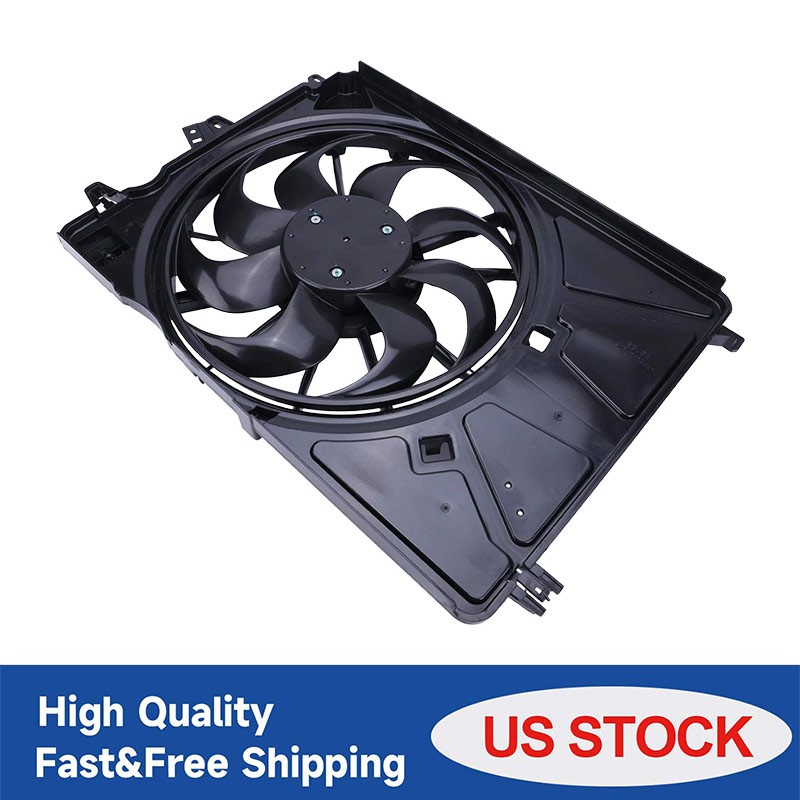 For Jeep Renegade Fiat 500X Engine Radiator Cooling Fan Assy W/Shroud 68552370AA