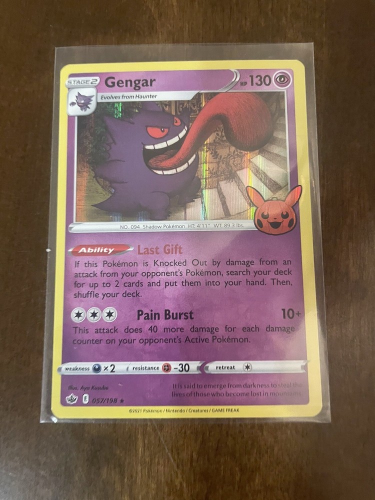Holo Rare Gengar 057/198 NMMint Trick or Trade Halloween Pokémon Card