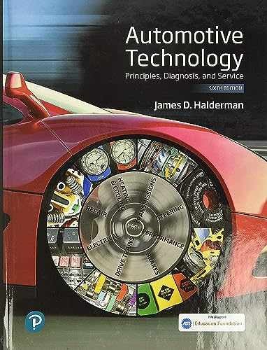 Automotive Technology: Principles, - Hardcover, by Halderman James - Very Good