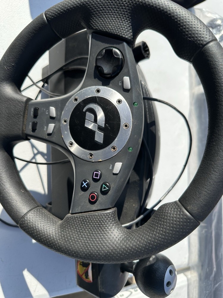 Logitech Driving Force Pro GT E-UJ11 Racing Wheel Only PC PS2 PS3  untested