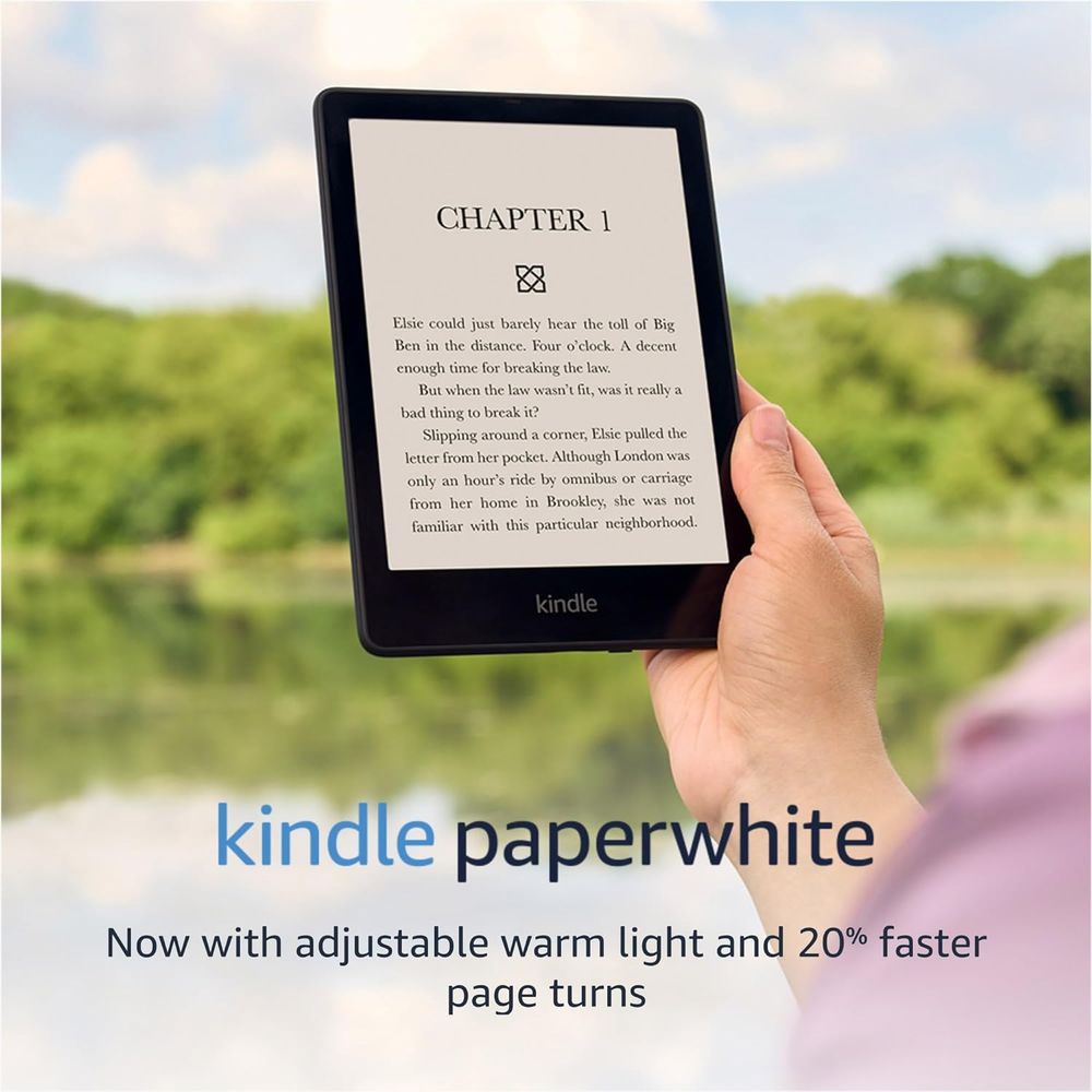 Kindle Paperwhite 16GB - Larger Display & Adjustable Warm Light - Wireless eReader
