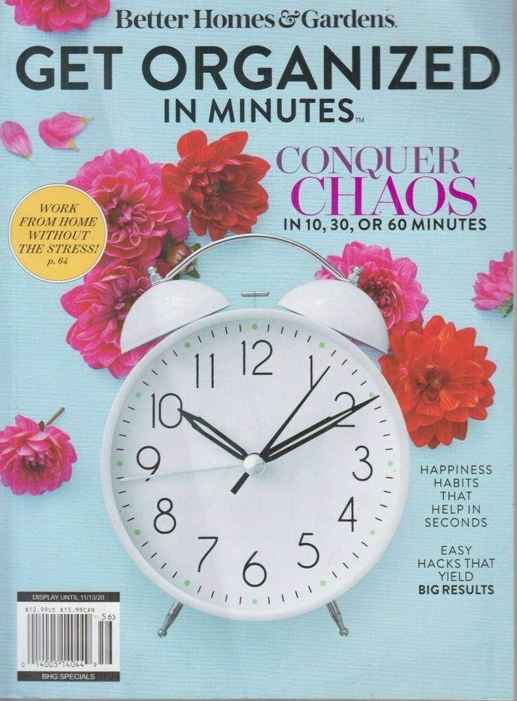 Better Homes & Gardens Get Organized 2020 Conquer Chaos Work from Home-image