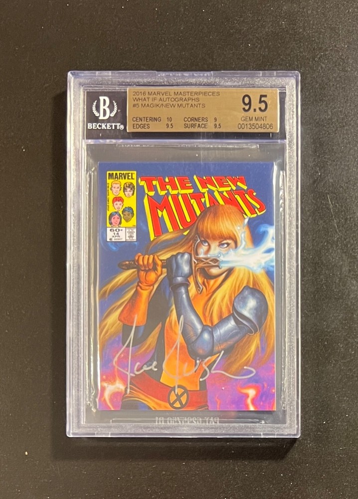 2016 Marvel Masterpieces What If Autograph Card #5 MAGIK Beckett 9.5 Gem Mint