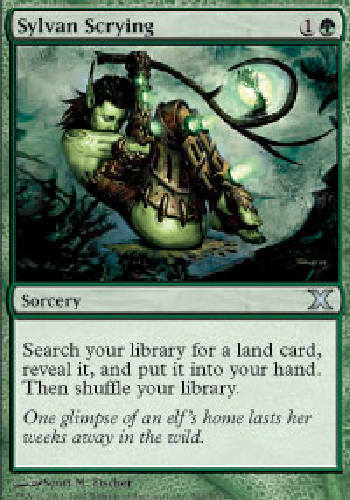 SYLVAN SCRYING X4 4X 10th Edition MTG Magic the Gathering DJMagic Cards