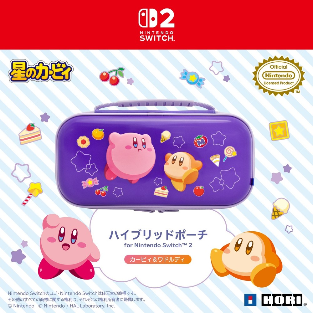 Kirby & Waddle Dee Hybrid Pouch Case for Nintendo Switch 2 / OLED Console Bag