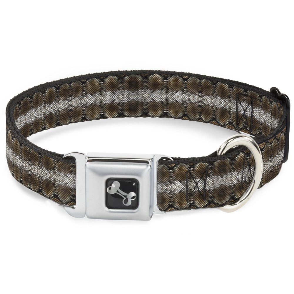 Dog Collar Bone Snake Skin 3 Small 9.5-13