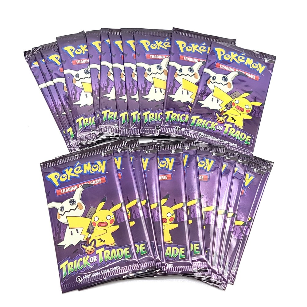 Pokemon Halloween Trick or Trade BOOster TCG 22 Packs NEW 2023 Factory Sealed 🎃