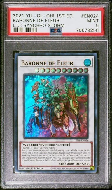 Baronne de Fleur LED8-EN024 Synchro Storm 1st Ed Legendary Duelist Ultra Rare