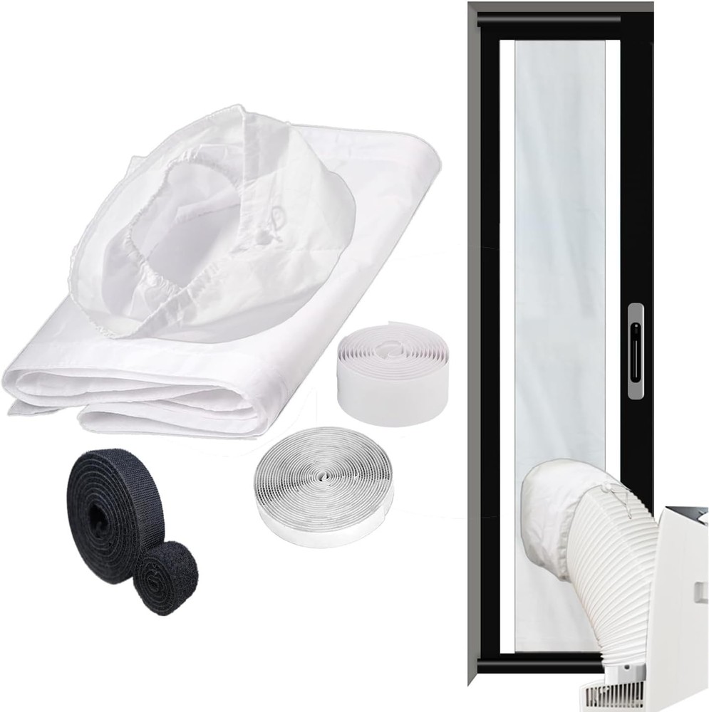 Inverter Portable Air Conditioner Sliding Door Seal Kit Compatible with Midea