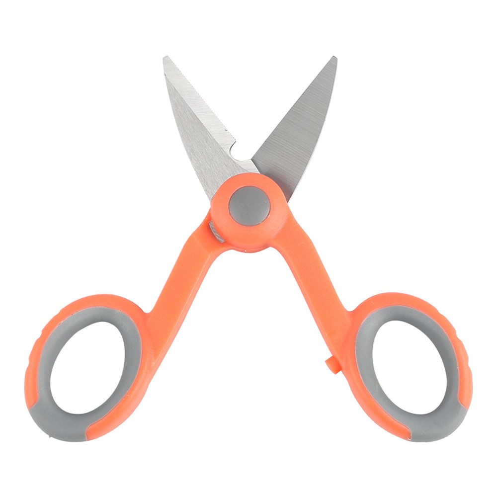 Stainless Steel Anti-Aging Fiber Cable Cutter Electrician Scissors-image