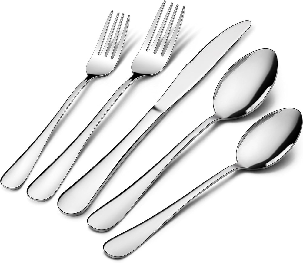 HaWare 20-Piece Stainless Steel Silverware Set Service for 4
