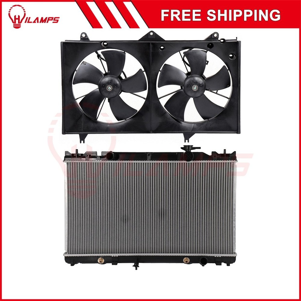 Radiator Cooling Fan Kit For 2002-2006 Toyota Camry 2004-2008 Toyota Solara 2.4L