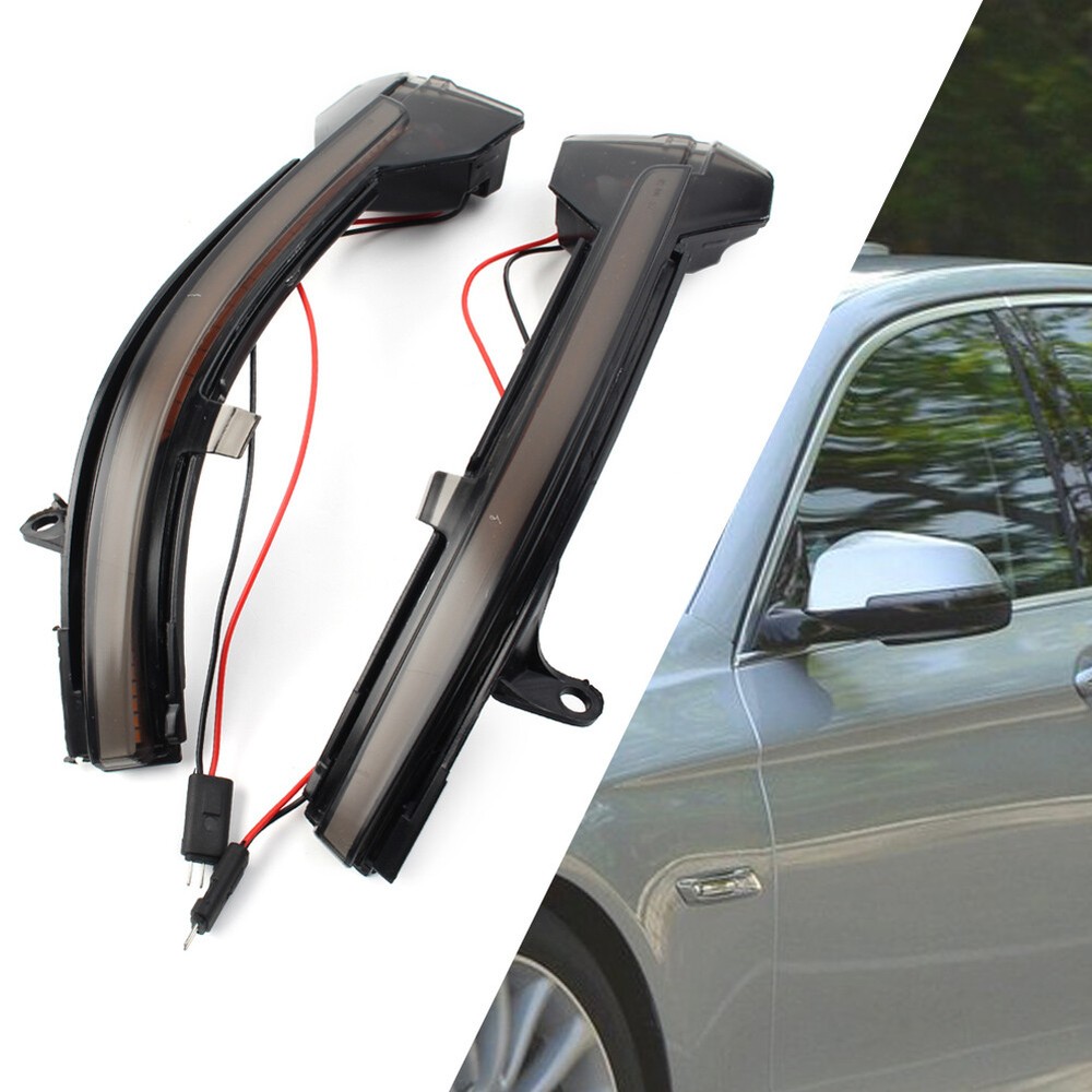 Side Mirror Sequential Blink Turn Signal Light Lamp Fit BMW 5 6 7 Series Pair US