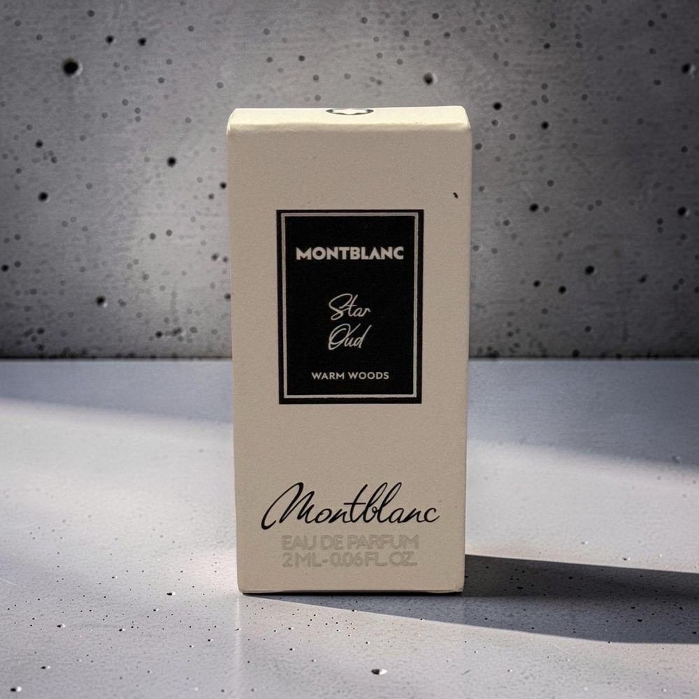 MONTBLANC Star Oud Warm Woods Eau de Parfum Sample Spray .06oz / 2ml