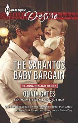 The Sarantos Baby Bargain (Billionaires and - Paperback, by Gates Olivia - Good