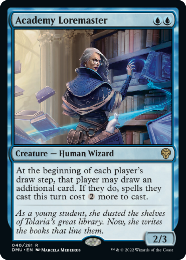 x4 Academy Loremaster DMU MTG 40/281 RARE M/NM 4x