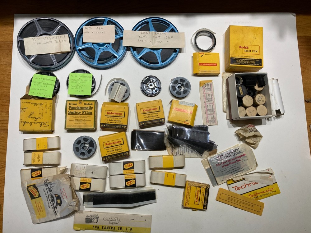 Vintage 1950's 60s KODACHROME Kodak 8mm HOME MOVIE Film Reel Lot