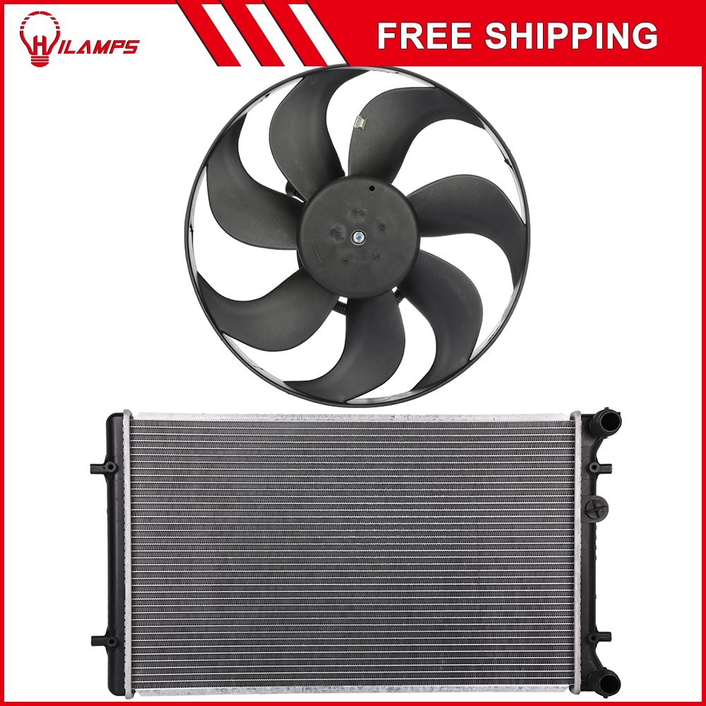 For 1999-2004 Volkswagen Golf Jetta 2000-2004 Audi TT Radiator Cooling Fan Kit