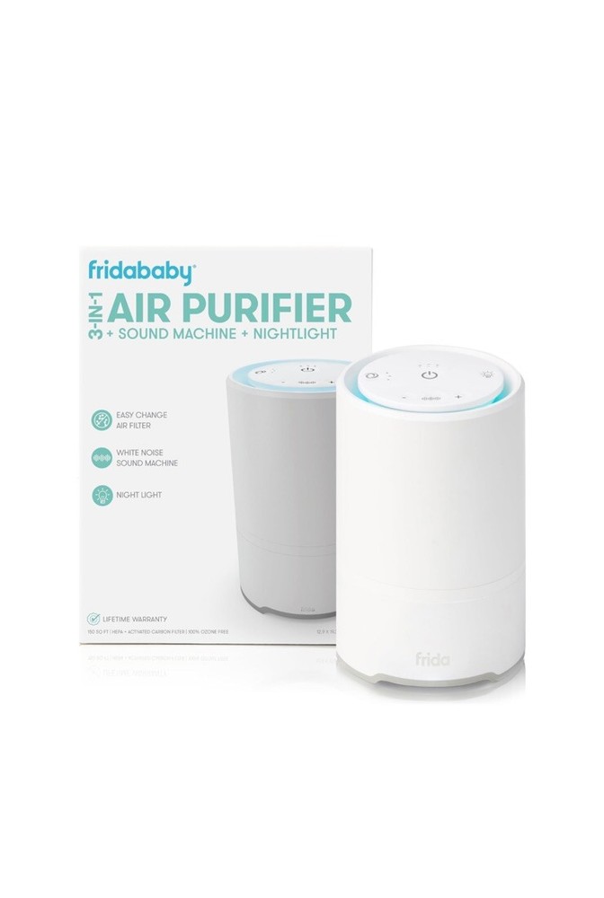 Fridababy 3-in-1 Air Purifier Sound Machine + Nightlight (12.9x19.3x12.9cm) New