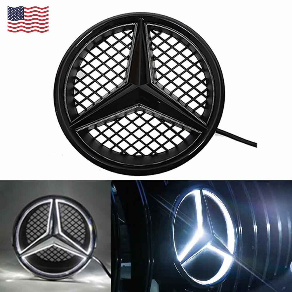 Fit For 2008-2013 MercedesBenz W204 C300 Led Emblem Front Grille Star Logo Light