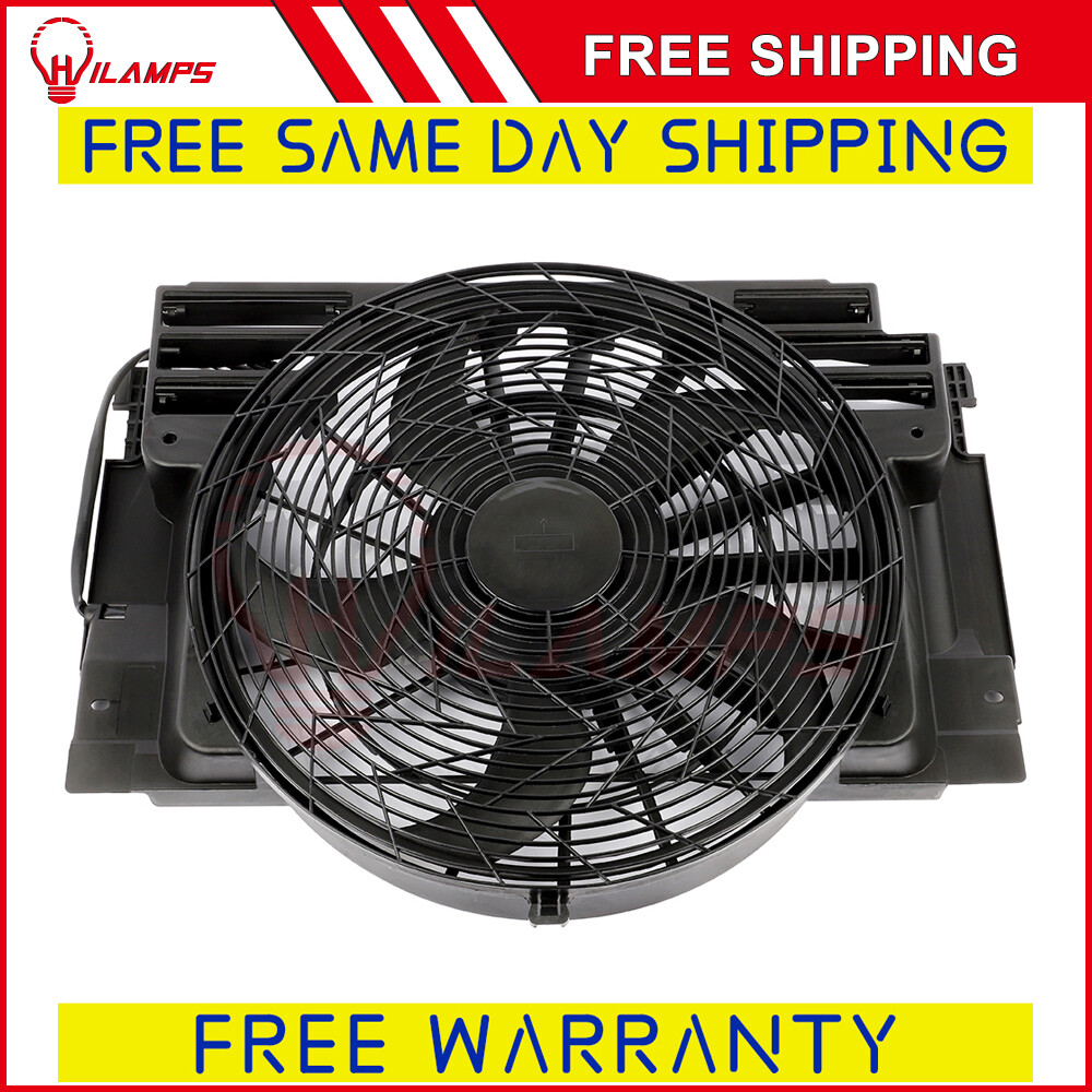 For 2000 2001 2002 2003 2004-2006 BMW X5 A/C Condenser Cooling Fan Assembly