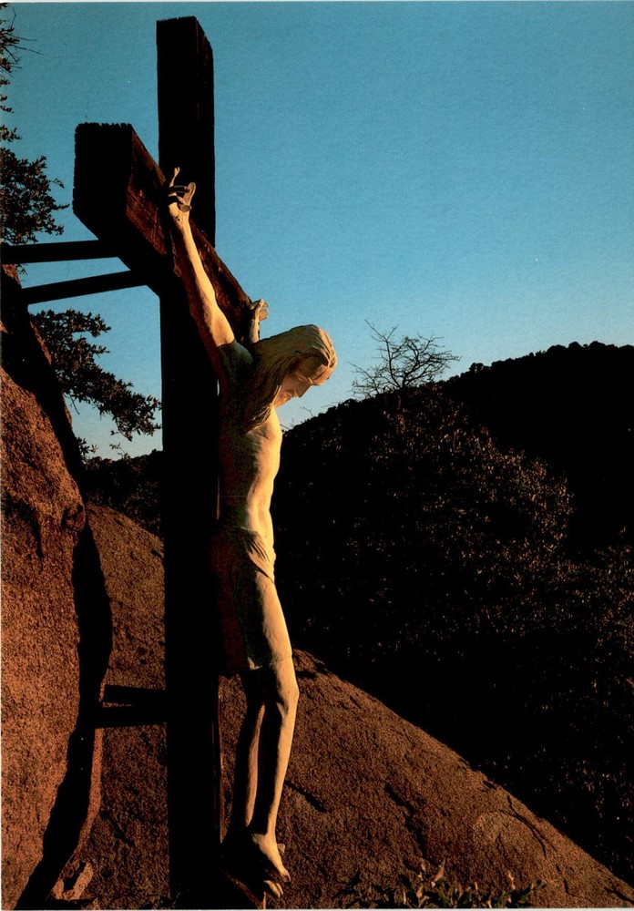 Yarnell, Arizona, St. Joseph Shrine, Way of the Cross, Nuestros Pe Postcard