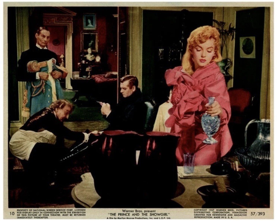 Prince and the Showgirl 1957 Original Lobby Card Marilyn Monroe & Olivier
