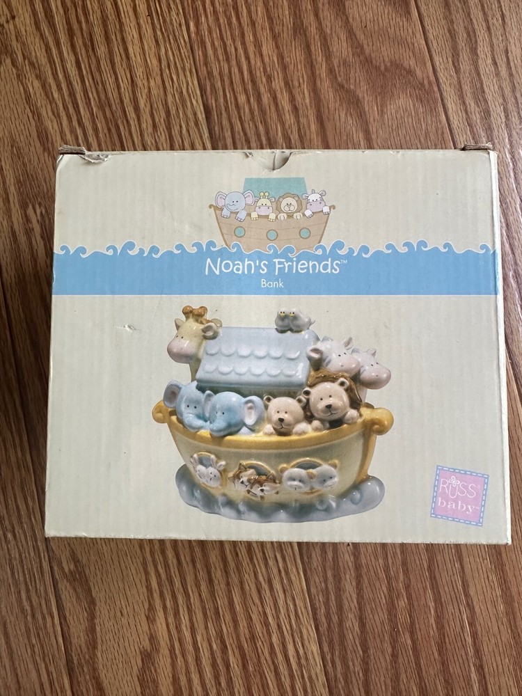 RUSS BERRIE AND CO NOAH'S FRIENDS BANK ITEM #34705