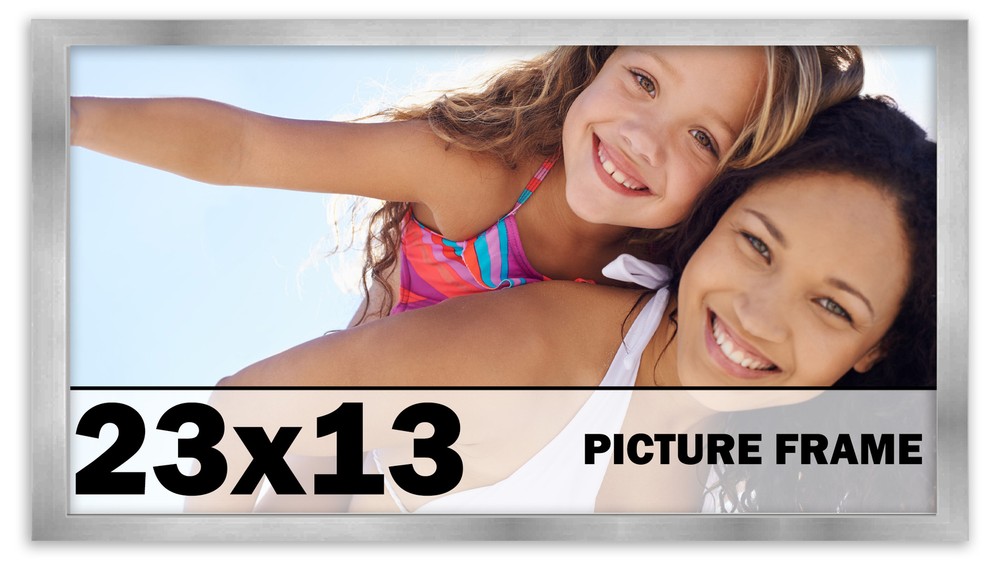 23x13 Frame Stainless Steel Silver Picture Frame Photo Frame UV Acrylic