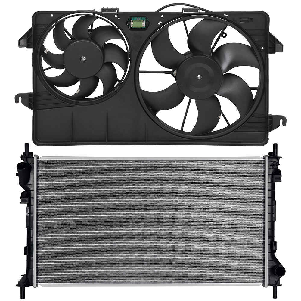 PICKOOR Electric Radiator Cooling Fan Kit For Ford Transit Connect 2010-2013