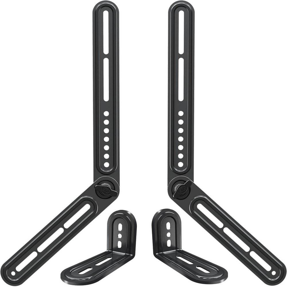 Soundbar Mount Bracket for Mounting Above or Under TV Fits Most of Sound Bars...