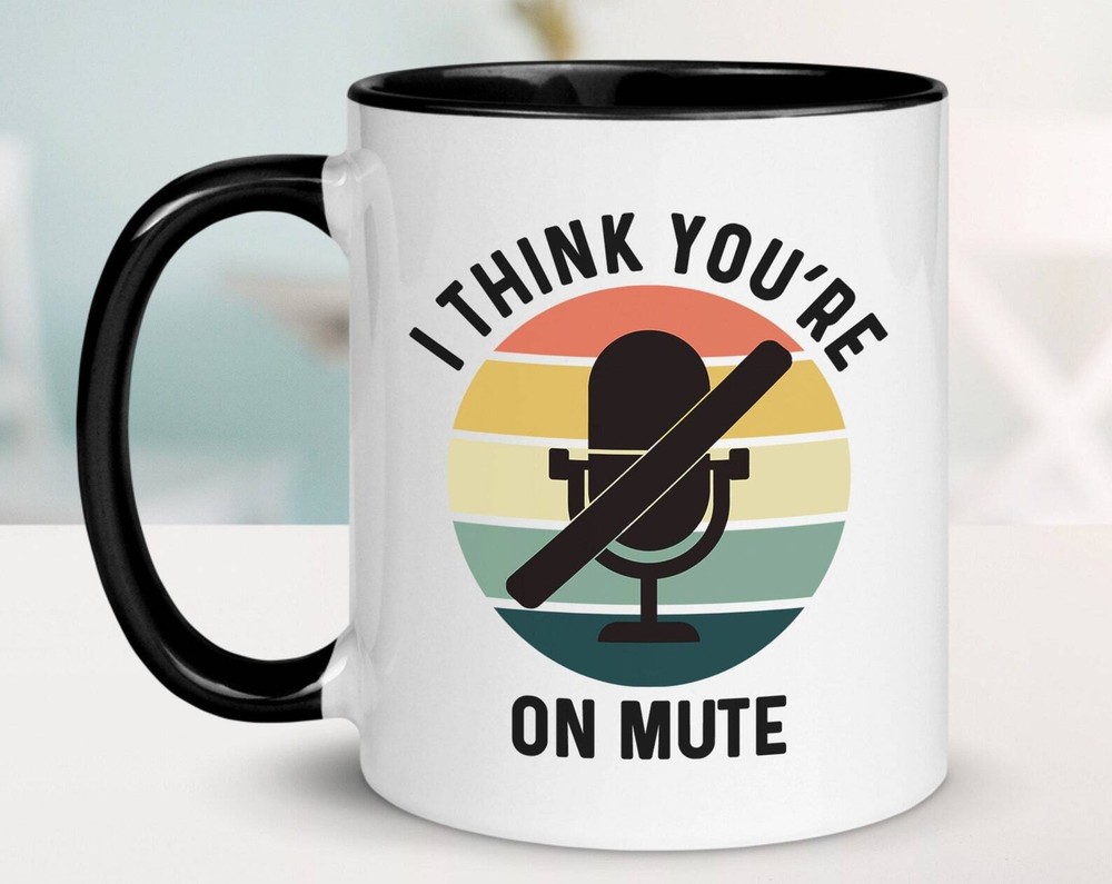 Work From Home Gifts You're On Mute Mug Funny Coworker Gift Gift For Coworker-image