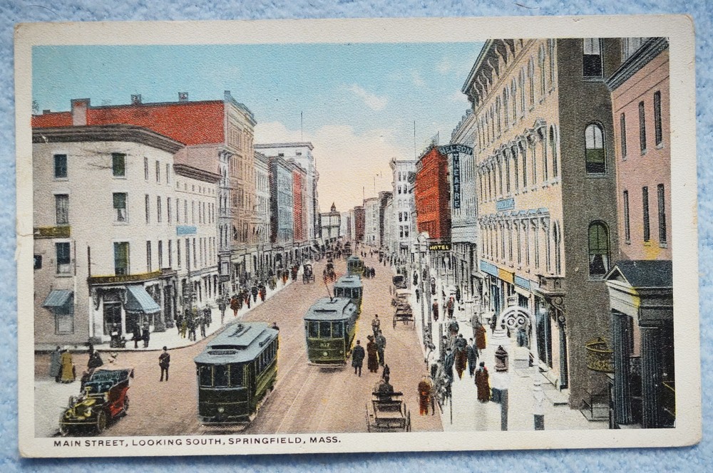 Main Street - Looking South - Springfield, Massachusetts