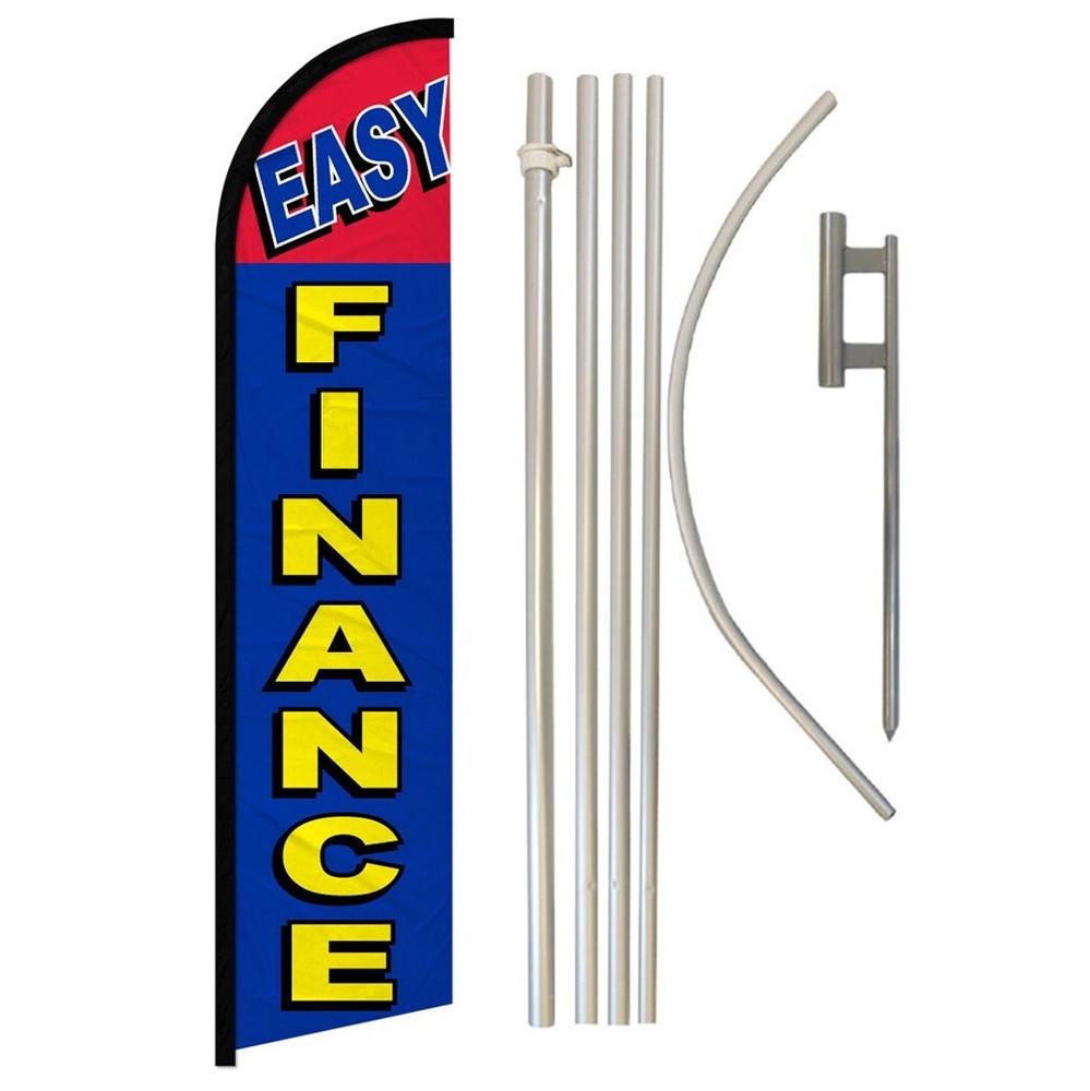 Get Easy Financing for Full Curve Windless Swooper Flag Pole Kit Today