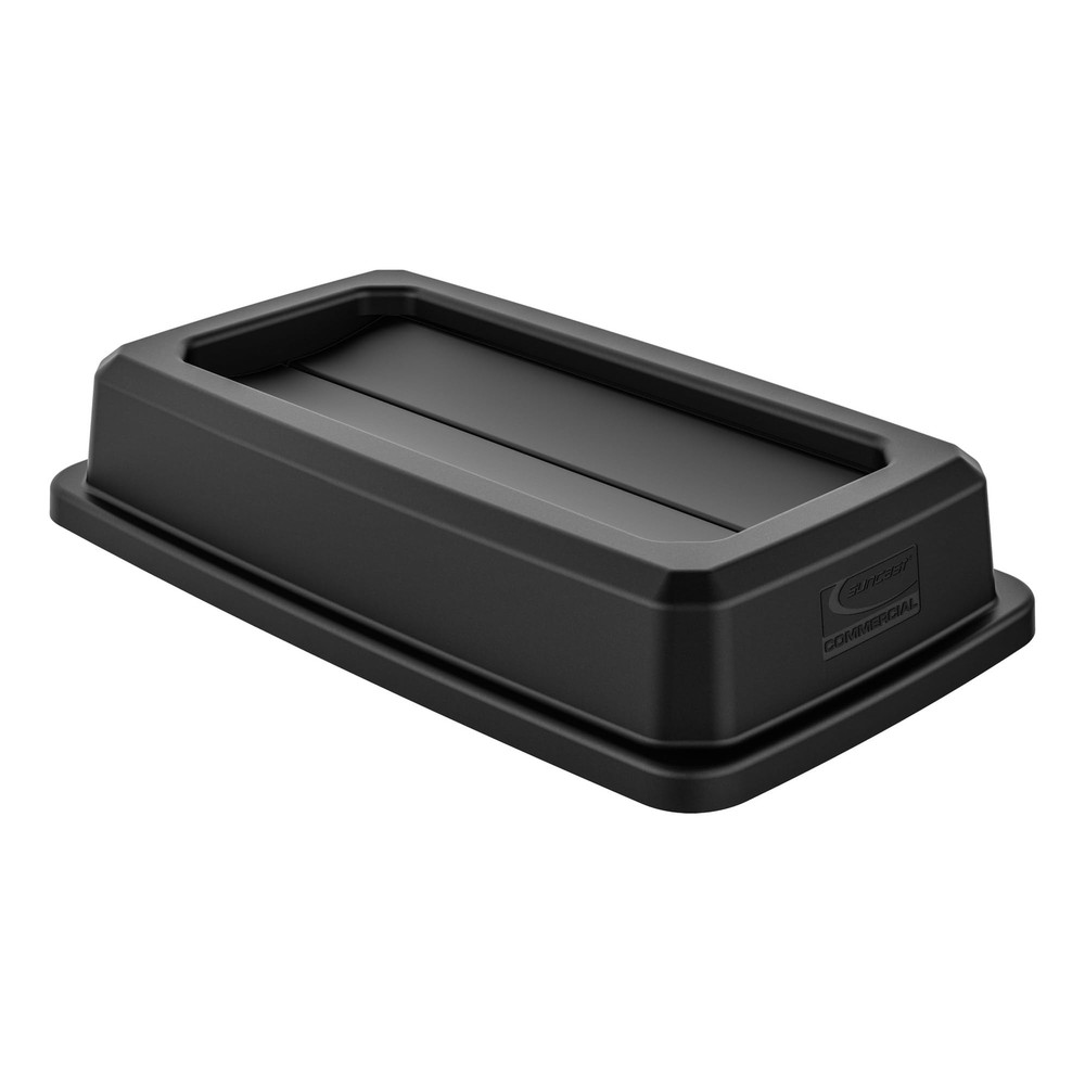 Suncast Commercial Resin Lid with Double Flip Top for 23 Gallon Slim Trash Ca...