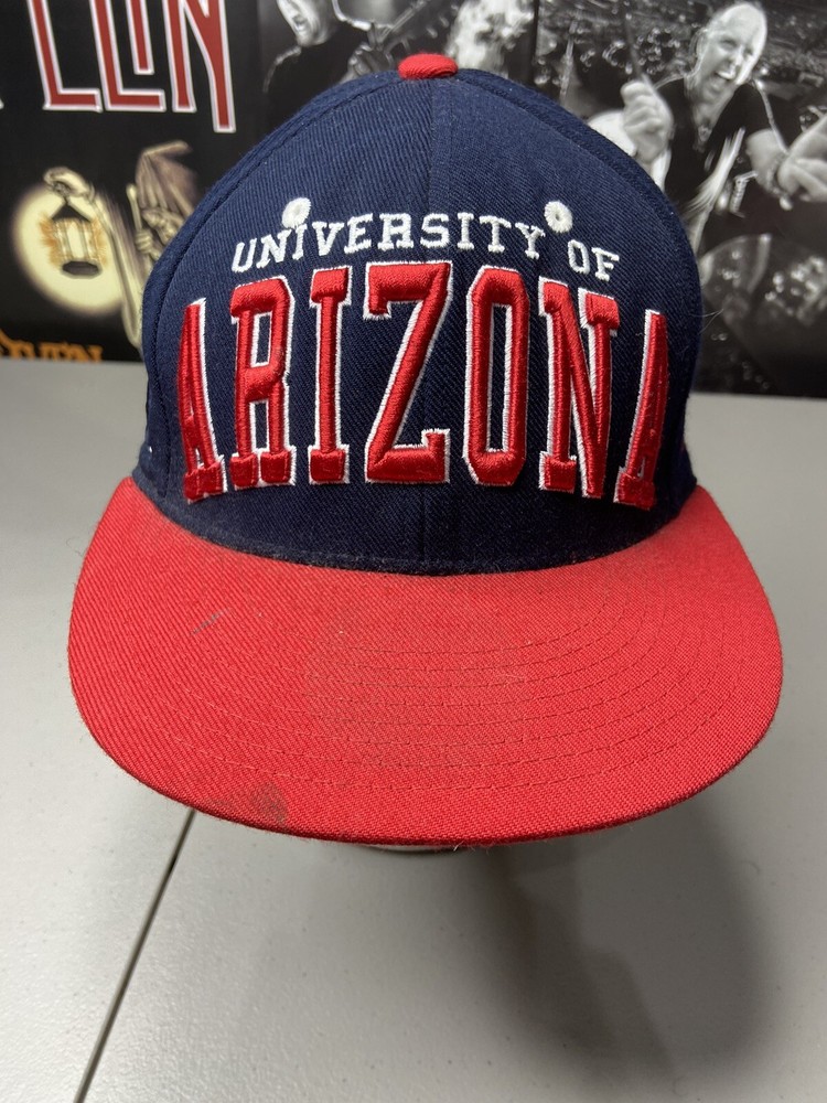 University Of Arizona Wildcats Spellout Snapback Hat Cap Adjustable 47 Brand