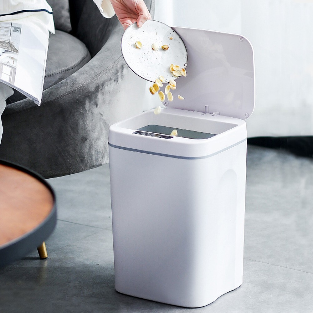 4.22 Gallon Trash Can Touchless Automatic Motion Sensor Smart Trash Can Bathroom